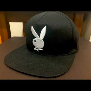 Playboy Bunny Logo Unisex Original Black SnapBack